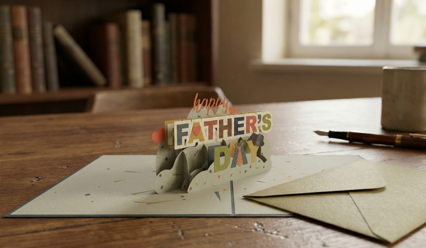 Happy Father's Day Pop-Up Card