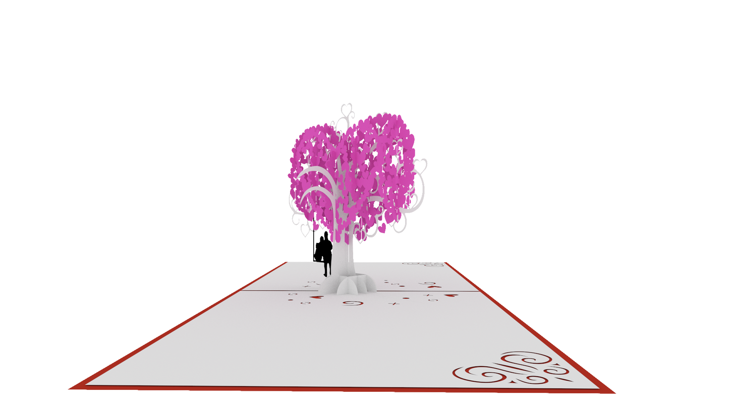 Tree of Hearts Pop-Up Card