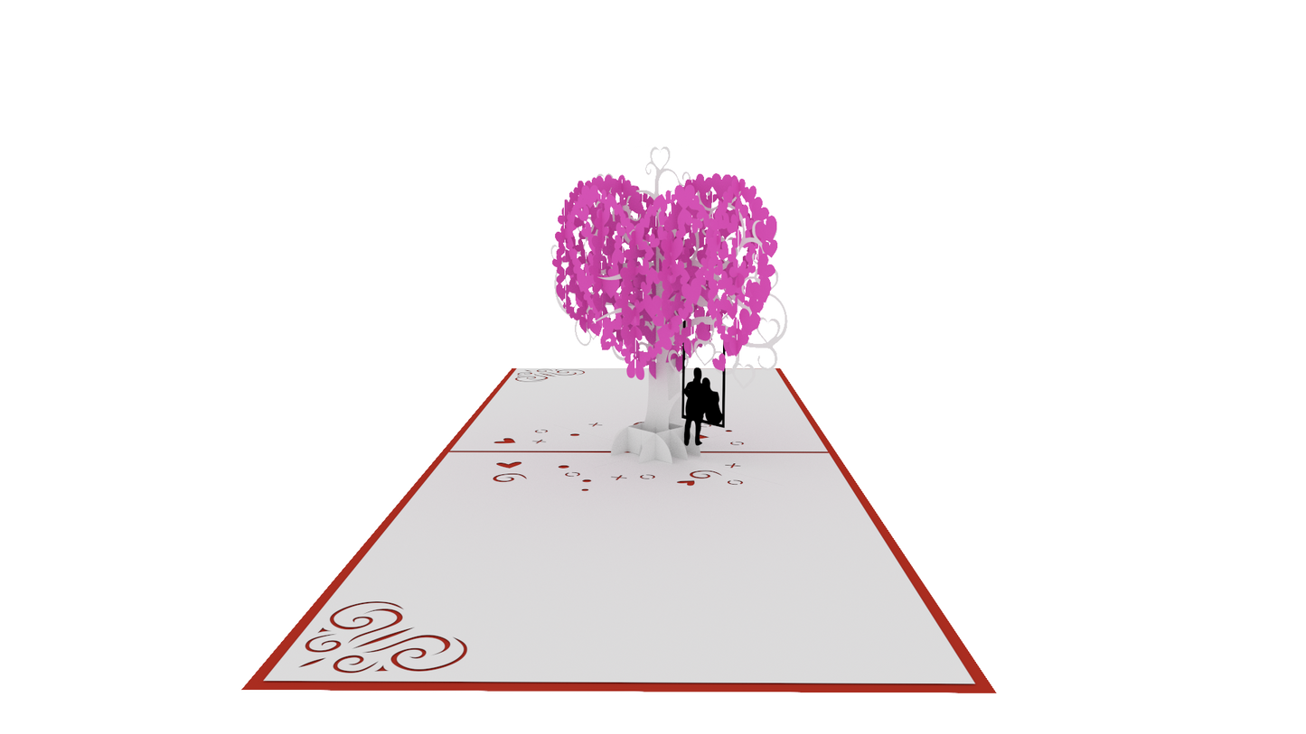 Tree of Hearts Pop-Up Card