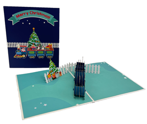 Christmas Train Pop-Up Card