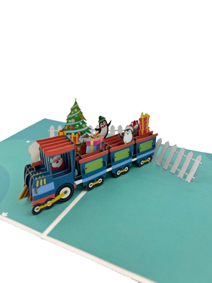 Christmas Train Pop-Up Card