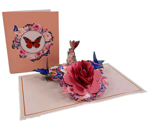 Butterfly Garden Pop-Up Card