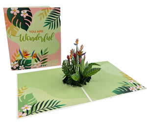 Birds of Paradise Pop-Up Card