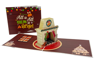 All is Calm, All is Bright Pop-Up Card