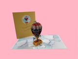 Heart Air Balloon Pop-Up Card