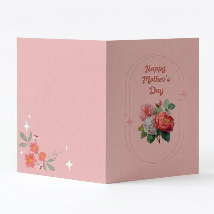 "Mom I Love You" Card