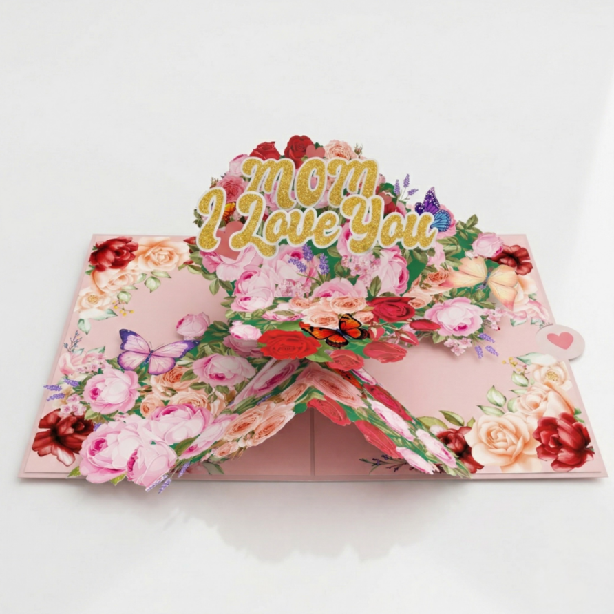 "Mom I Love You" Card