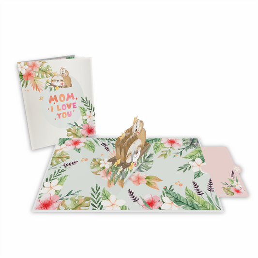 Sloth Mother's Day Card