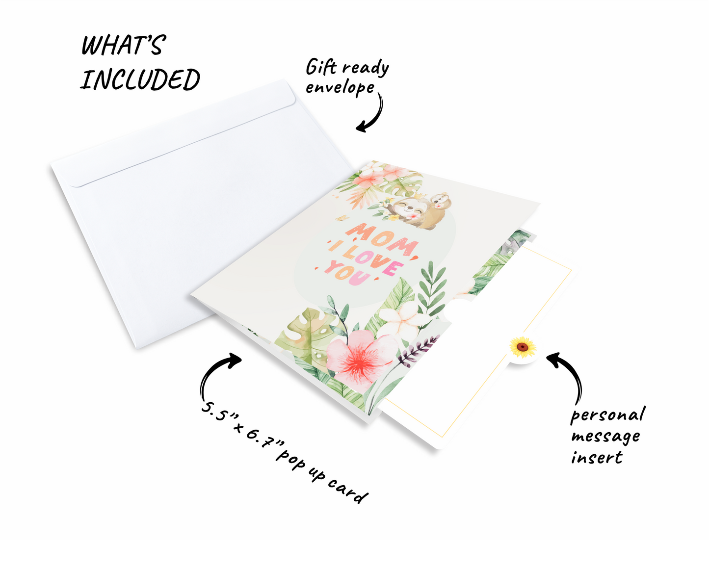 Sloth Mother's Day Card