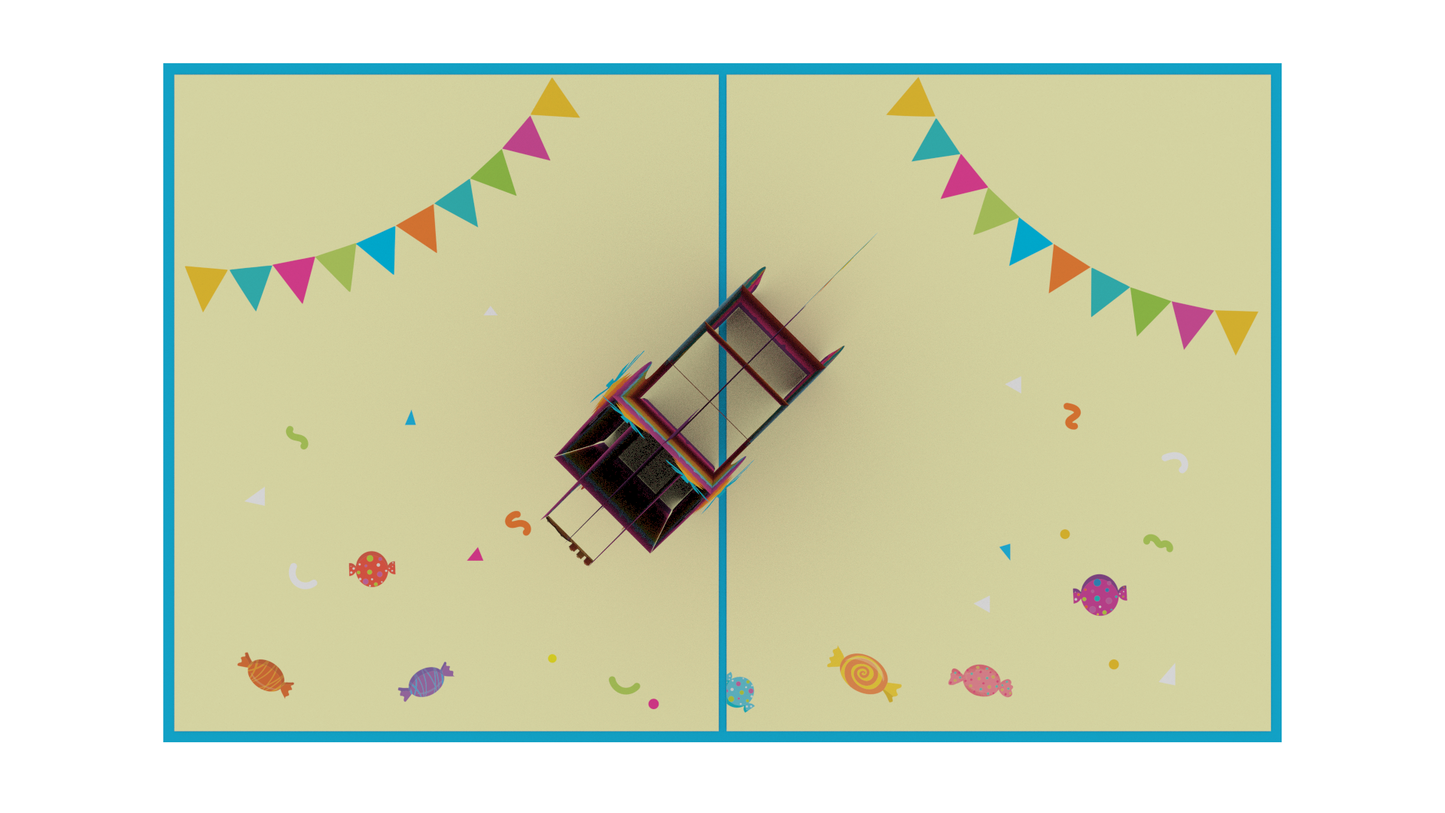 Birthday Pinata Pop-Up Card