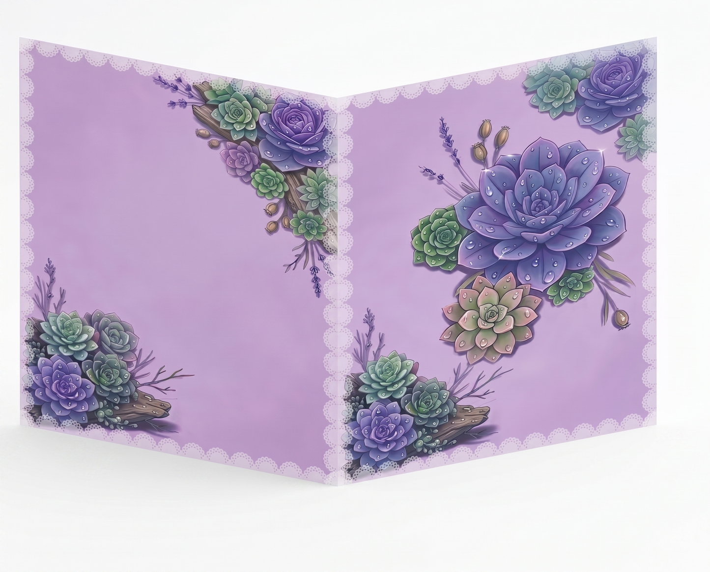 Succulent Pop Up Card