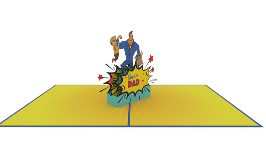 Super Dad Pop-Up Card