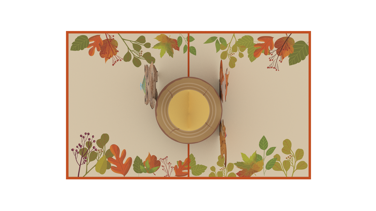 Woodland Animals Pop-Up Card