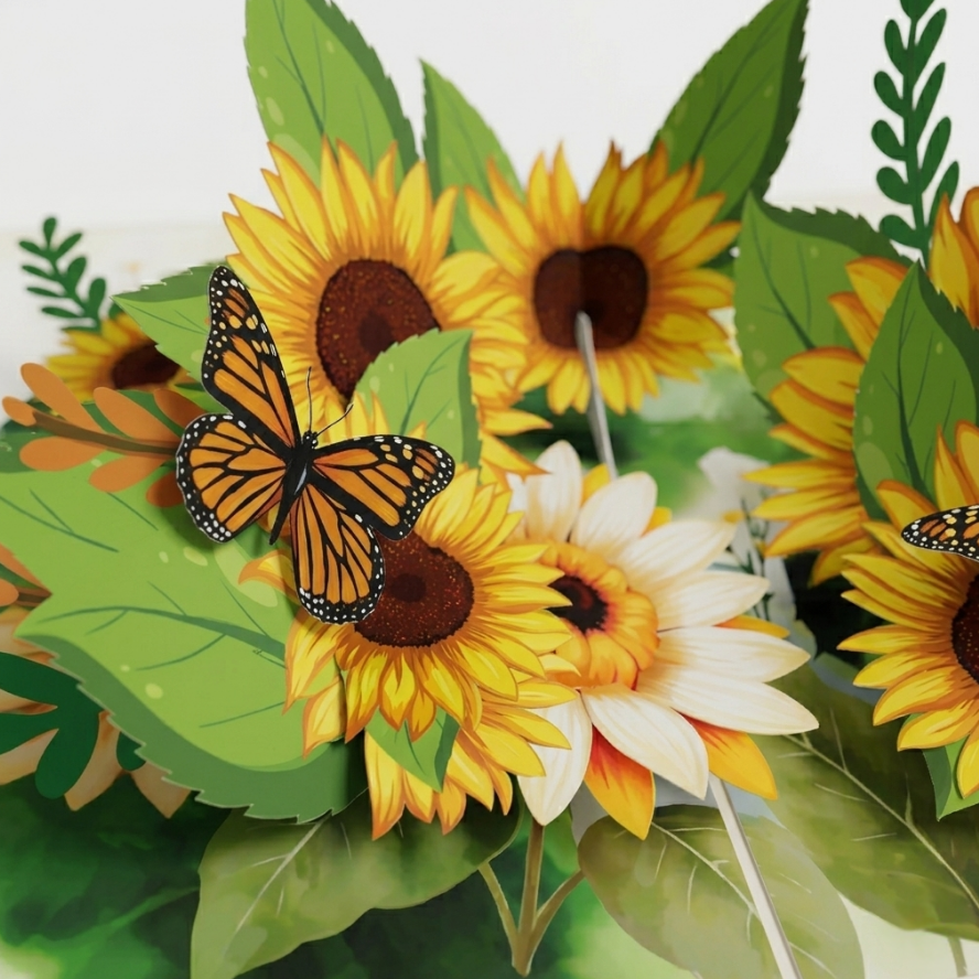 "Sunshine & Smile" Sunflower Card