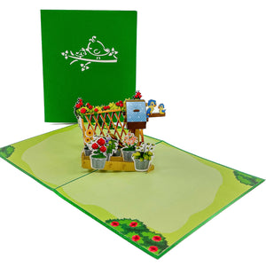 Flower Garden  Pop-Up Card