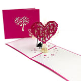 Tree of Hearts Pop-Up Card