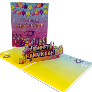 Happy Hanukkah Pop-Up Card