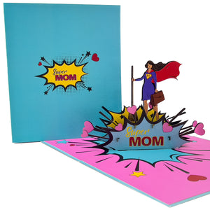 Super Mom Pop-Up Card