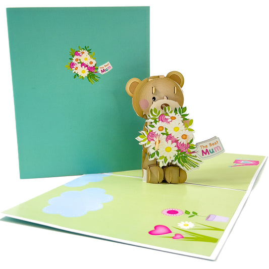 Best Mom Pop-Up Card