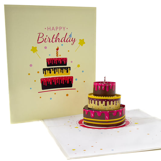 Birthday Cake Pop-Up Card
