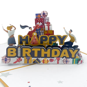 Birthday Celebration Pop-Up Card