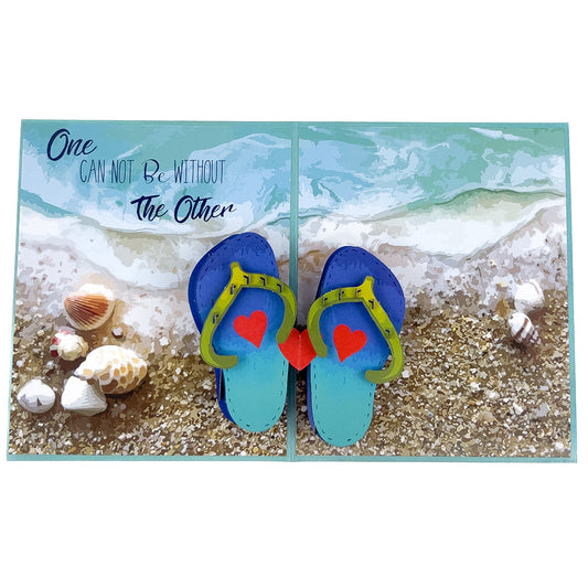 Flip-Flops Pop-Up Card