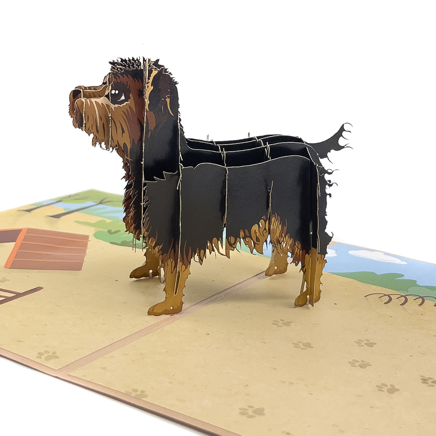 Yorkshire Terrier Pop-up Card