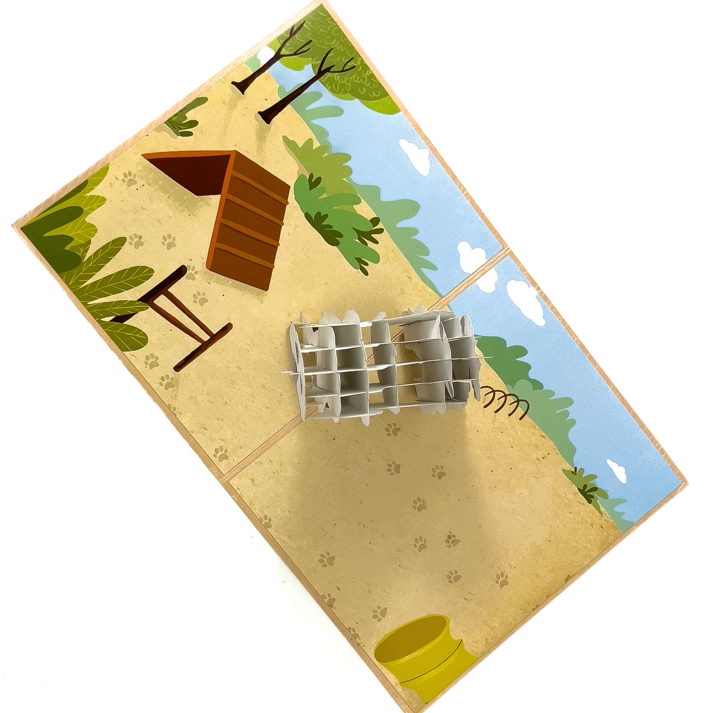 Bichon Frise Pop-Up Card