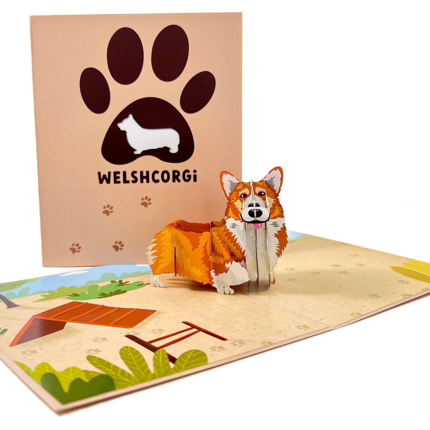 Welsh Corgi Pop-Up Card – Chao Cards