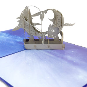 Pisces Pop-Up Card