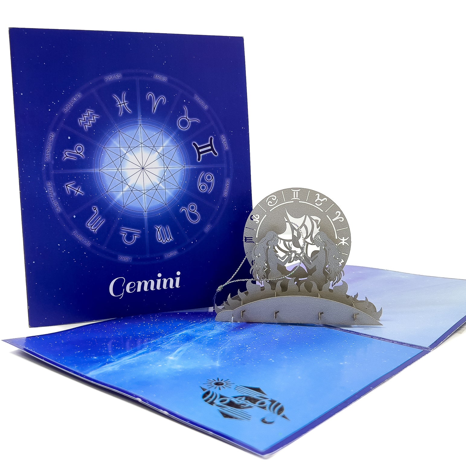 Gemini Birthday Cards | Pop-up Card | Chao Cards