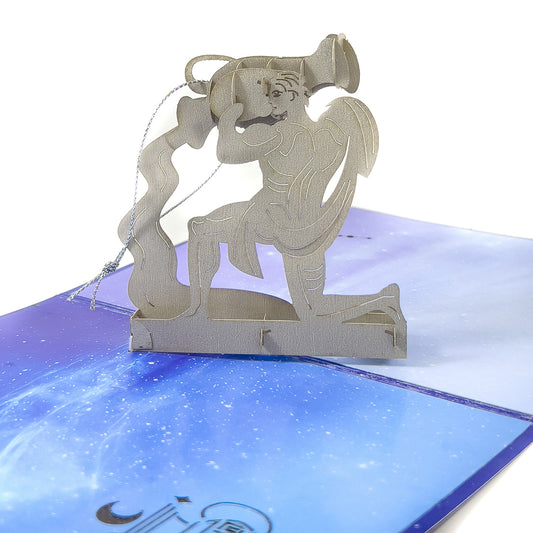Aquarius Pop-up Card