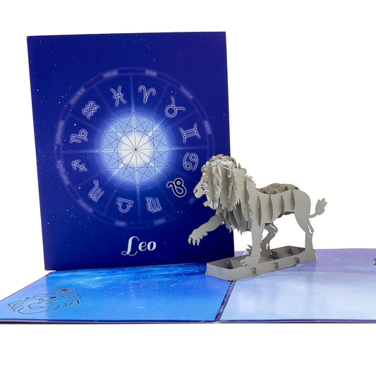 Leo Pop-Up Card