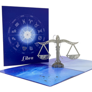 Libra Pop-Up Card