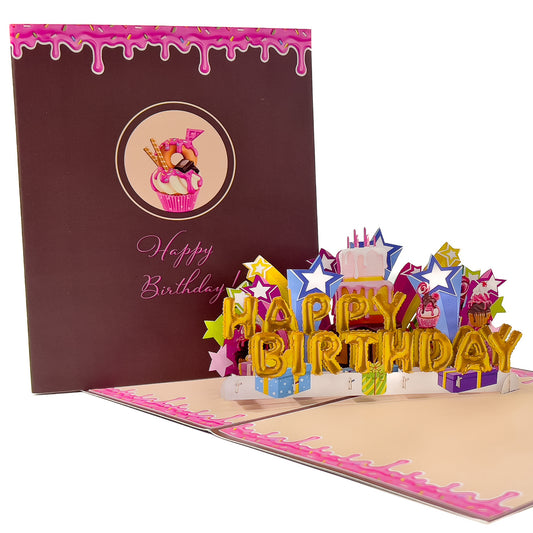 Birthday Star Pop-Up Card