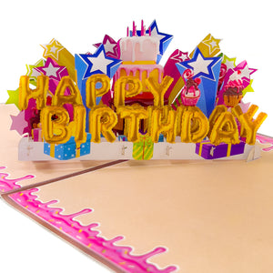 Birthday Star Pop-Up Card