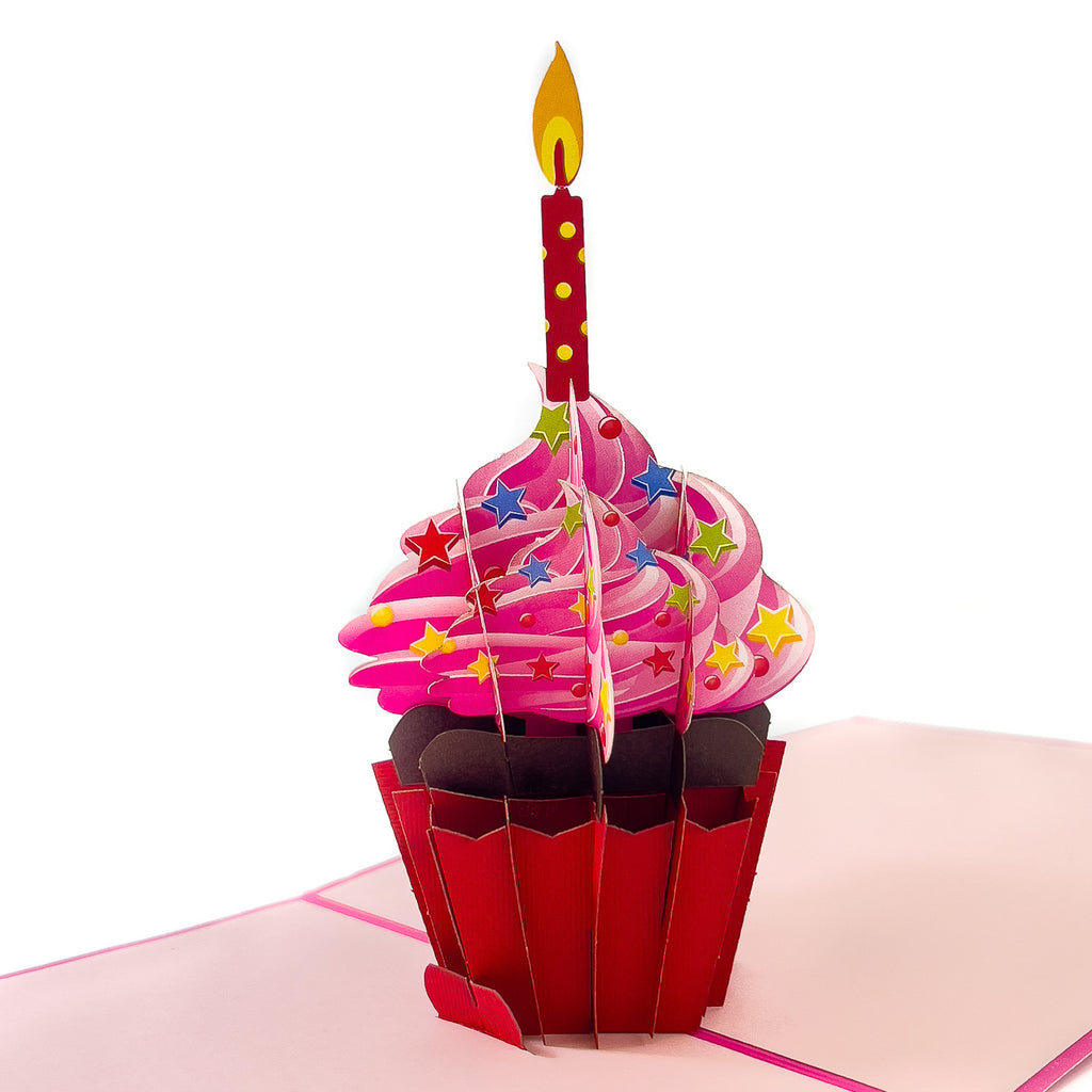 Birthday Cupcakes Pop-Up Card