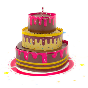 Birthday Cake Pop-Up Card