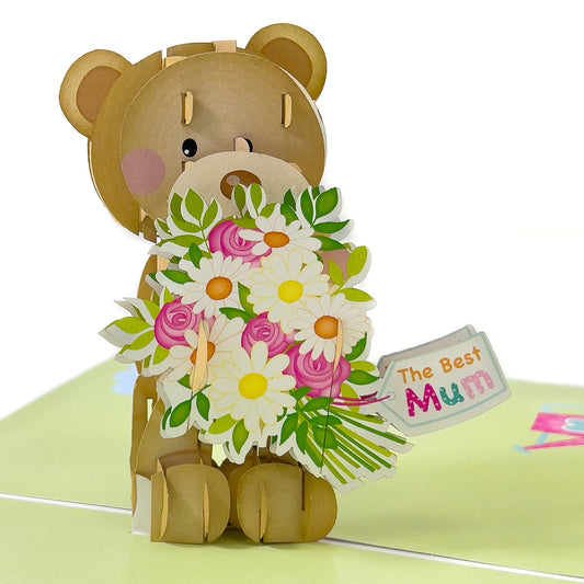 Best Mom Pop-Up Card