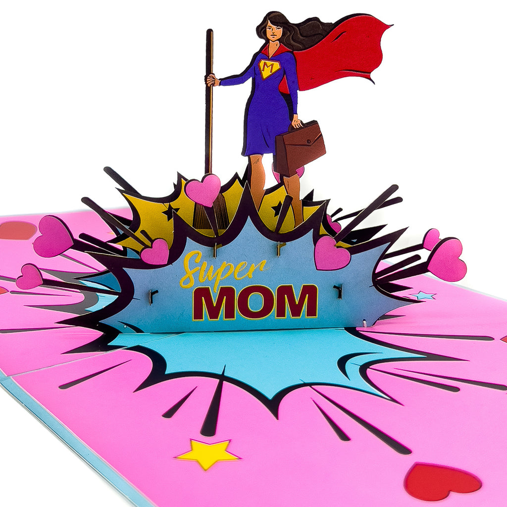 Super Mom Pop-Up Card