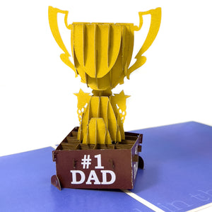 Worlds Best Dad Pop-Up Card