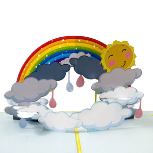 Sunshine On Cloudy Day Pop-up Card