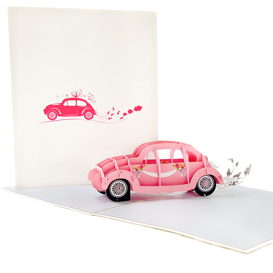 Wedding Car Pop-Up Card