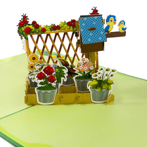 Flower Garden  Pop-Up Card