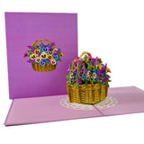 Flower Basket Pop-Up Card