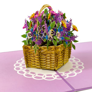 Flower Basket Pop-Up Card