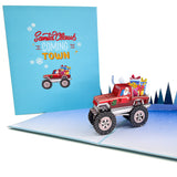 Santa Claus Is Coming To Town Pop-Up Card