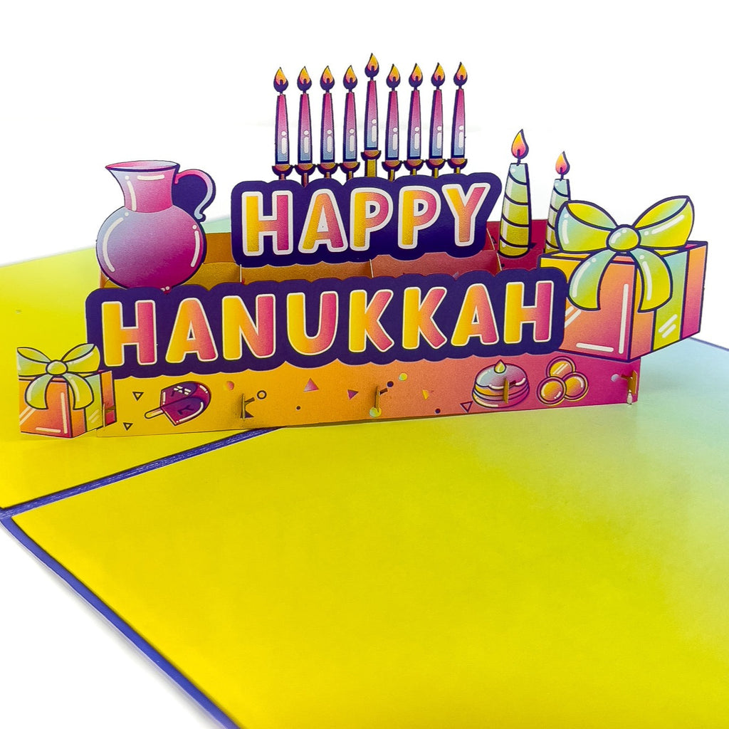 Happy Hanukkah Pop-Up Card