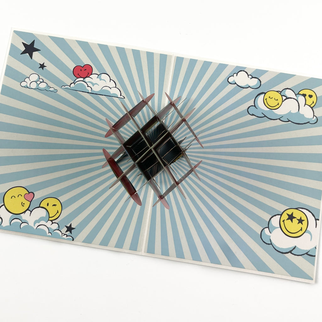 Baby Welcome to the World  Pop-Up Card Smiley X Chao